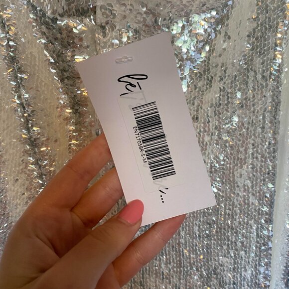 Genevieve White Sequin Trousers - 12th Tribe - Picture 8 of 10